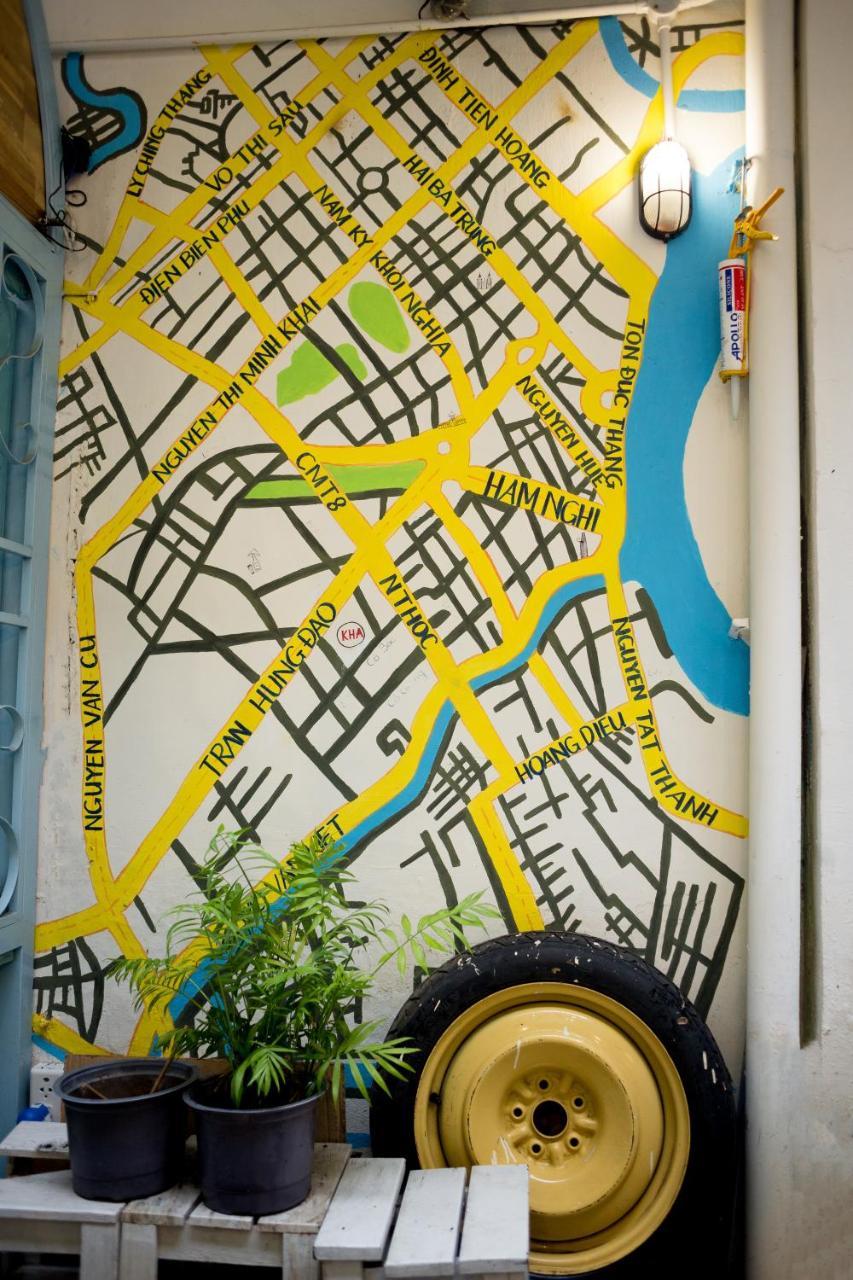 KHA Hostel&Cafe Ho Chi Minh-stad Buitenkant foto